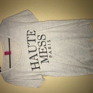 Cream Haute Mess Tee